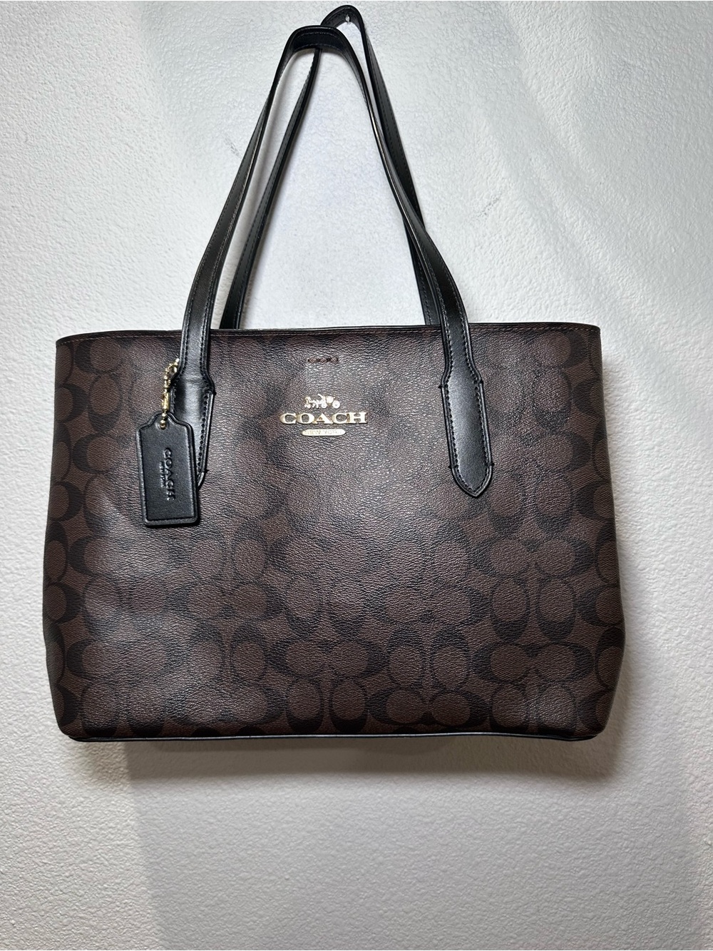 Coach Medium City Tote Bag in Signature Canvas,